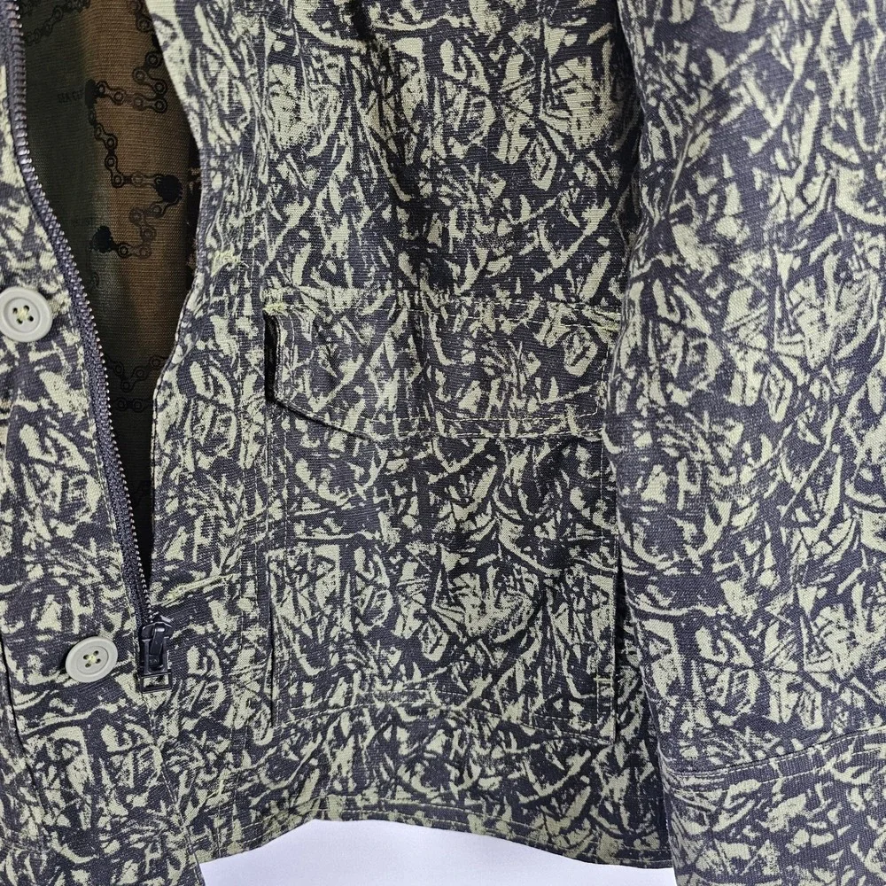 Tavik Men's 5 Pocket Canvas Isle Poplin Jacket Silt Size Medium Cotton EUC Green